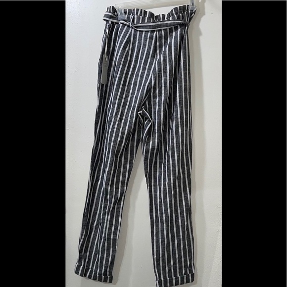 NWT - Iris Black and White Striped Trousers - Picture 6 of 12